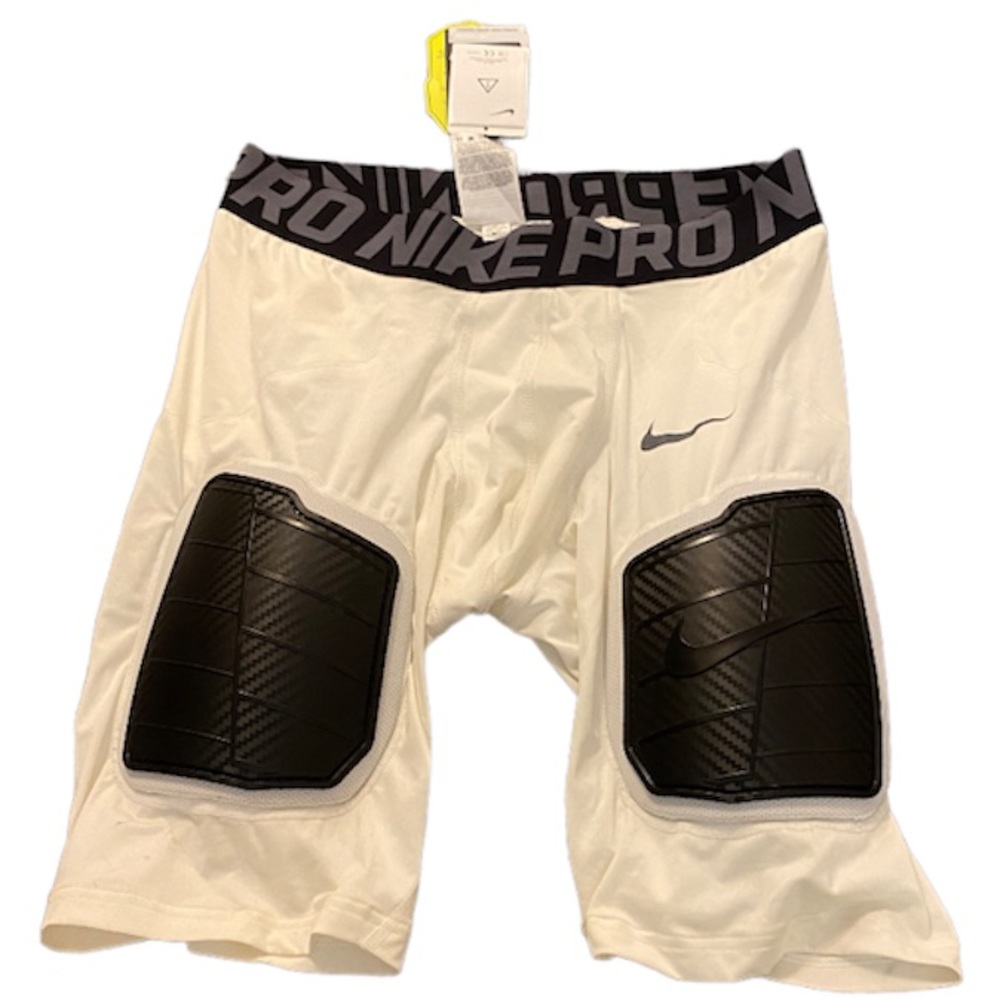 Nike Pro Hyperstrong Core Football Men's Shorts White 2XL, NWT, $35